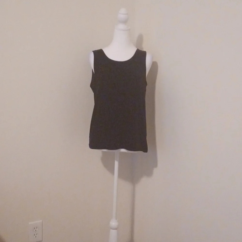 -- DKNY Velvet sleevless top - Picture 6 of 14